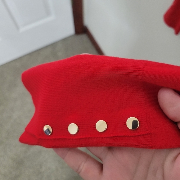 Zara Red Long Sleeve Sweater, Size M - Picture 4 of 7